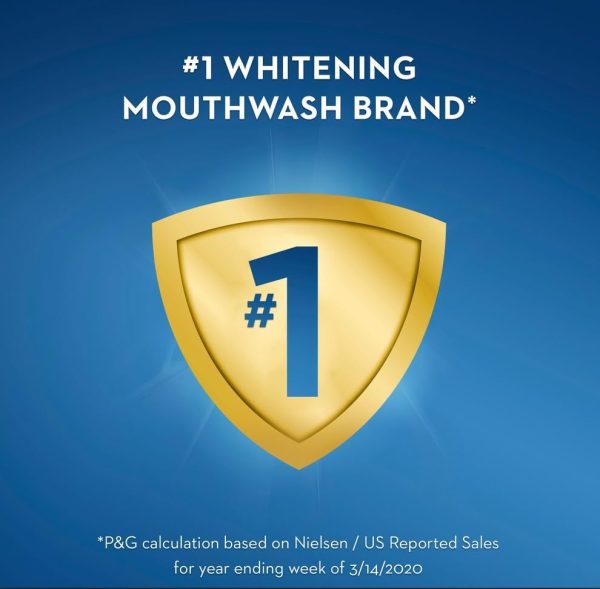 Travel Size - Crest 3D White Brilliance Teeth Whitening Mouthwash - Clean Mint - 1.2 oz (36ml) - Pack of 12 - Image 6