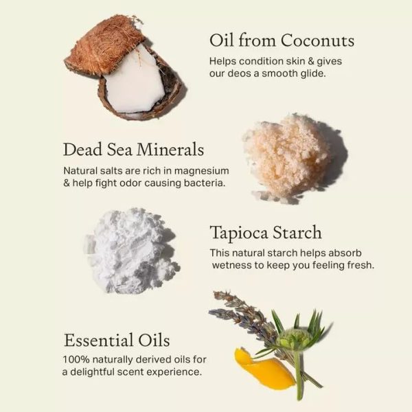 Each & Every 5 Minis Deodorant Starter Set | Aluminum-Free and EWG Verified | Sensitive-Skin Friendly, Free of Baking Soda and Alcohol, Plant-Based Packaging | (0.5 oz, Pack of 5) - Image 6